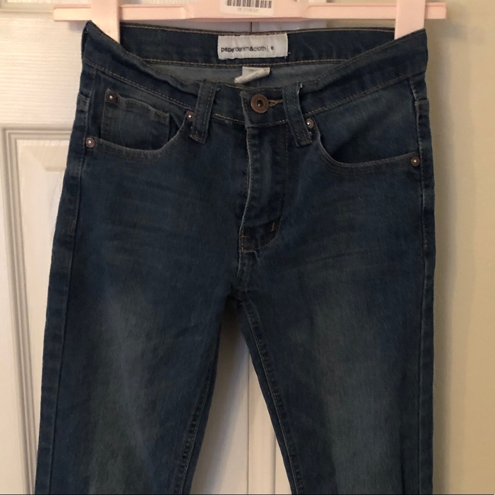 Boys Size 8 Paper Denim and Cloth Jeans EUC